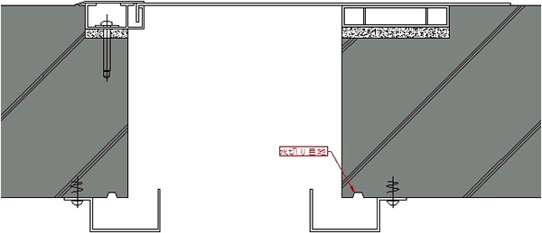 下階が外部廊下で床EXP.Jのみ施工の場合 平タイプ
